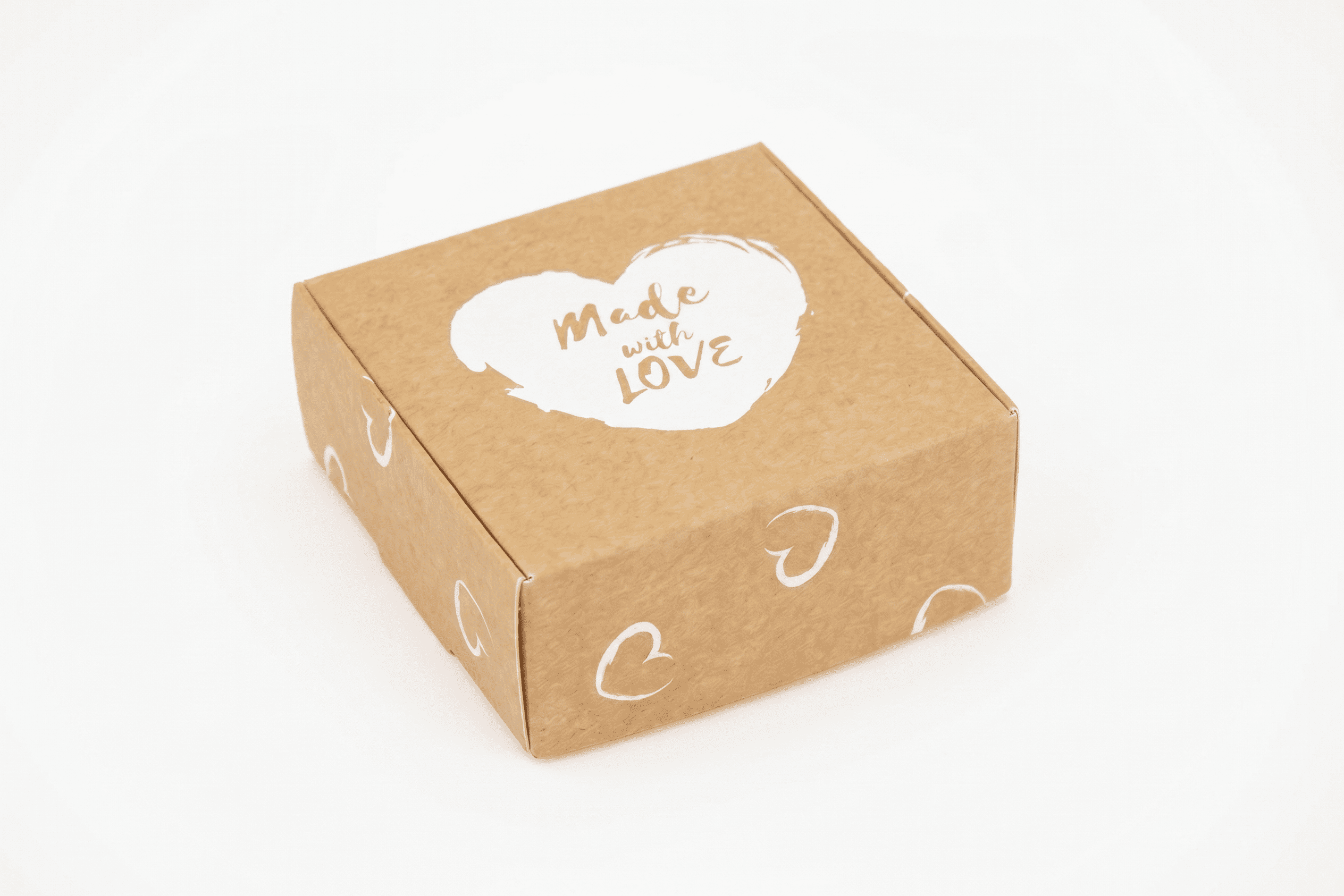 Коробка "Натуральна" №М0013-о26. "Made with love" - 1