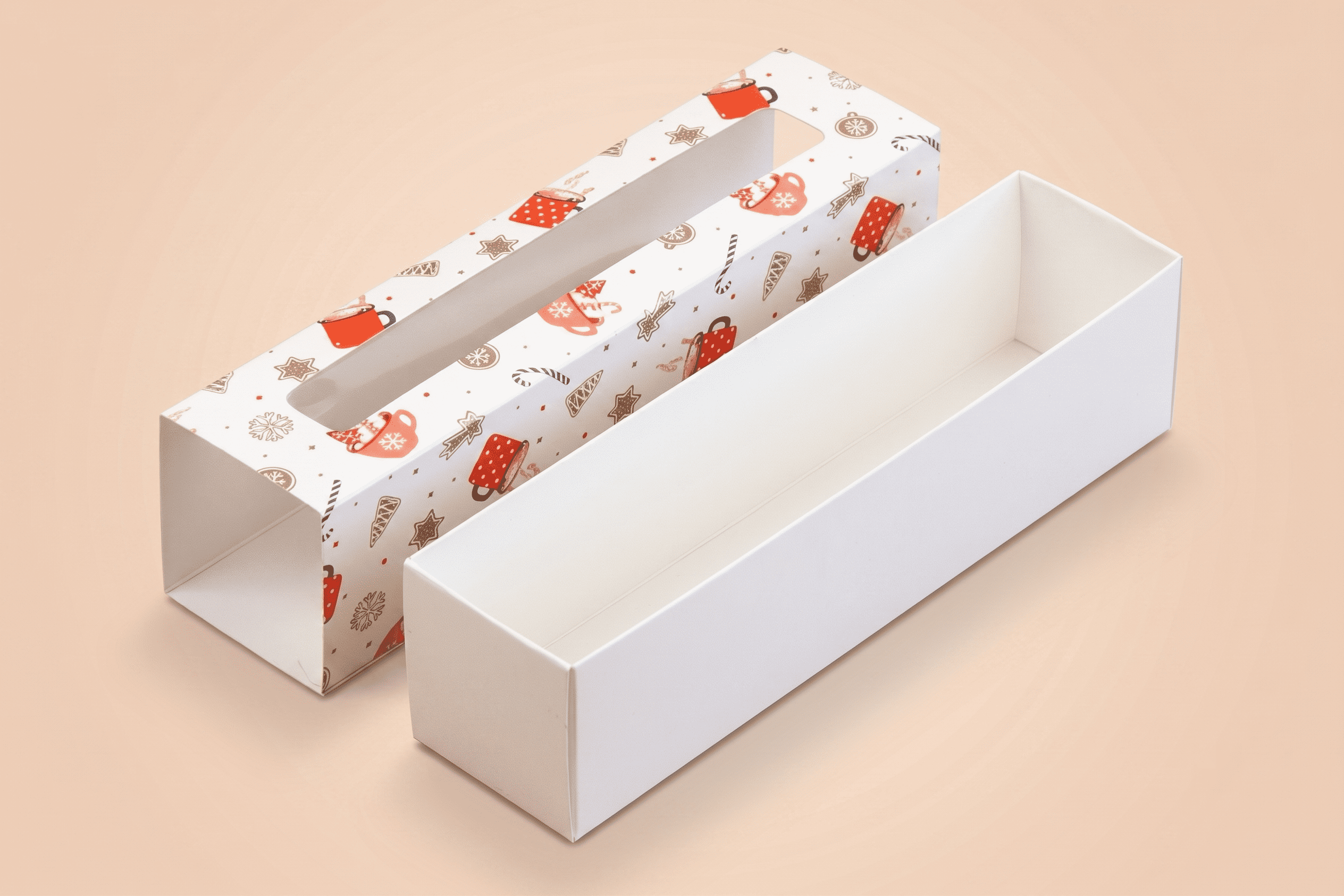 Коробка "Macaron" №М0052-о13. "Різдво" з вікном - 2