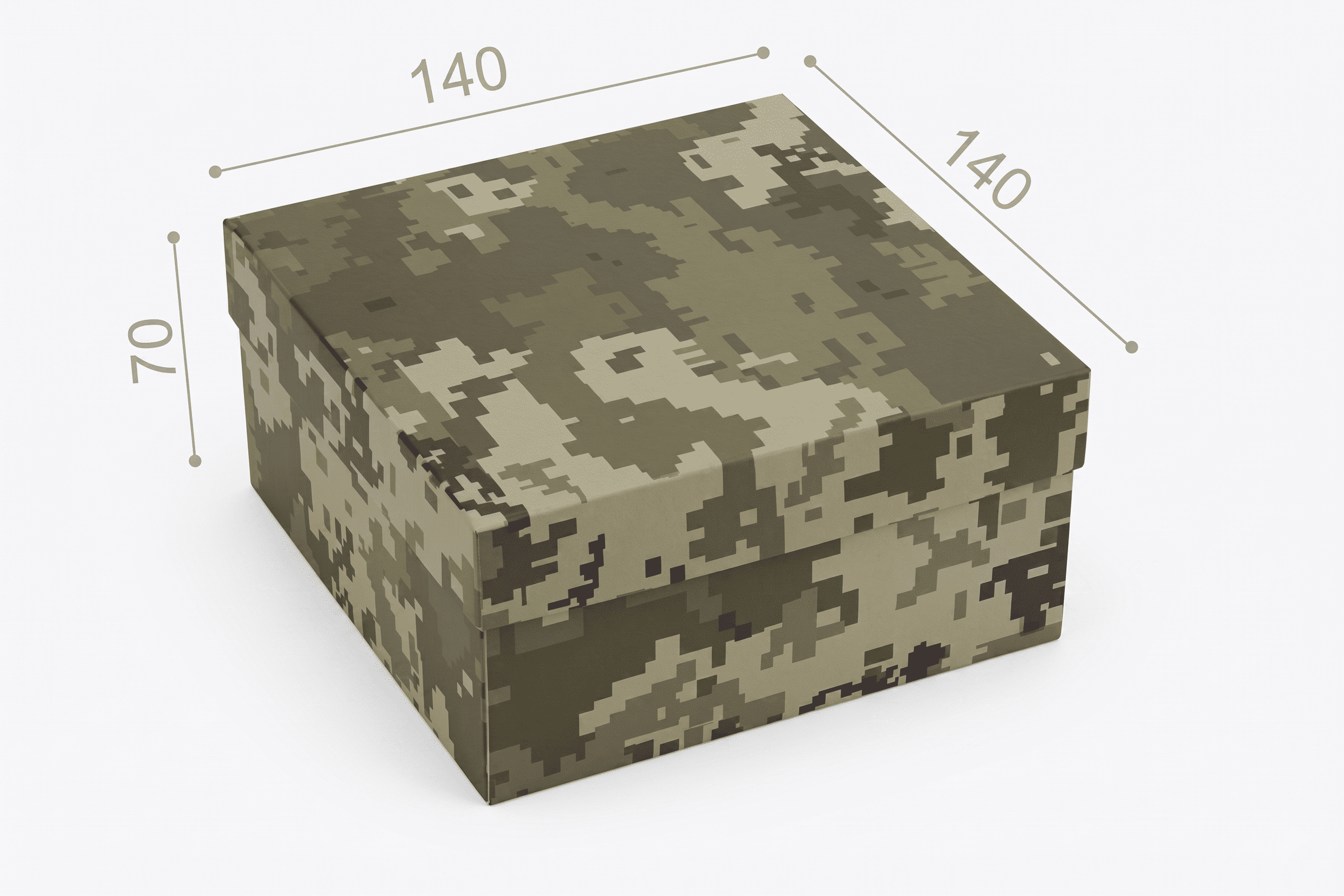 Коробка "Подарункова" №М0027-о45 "ЗСУ"