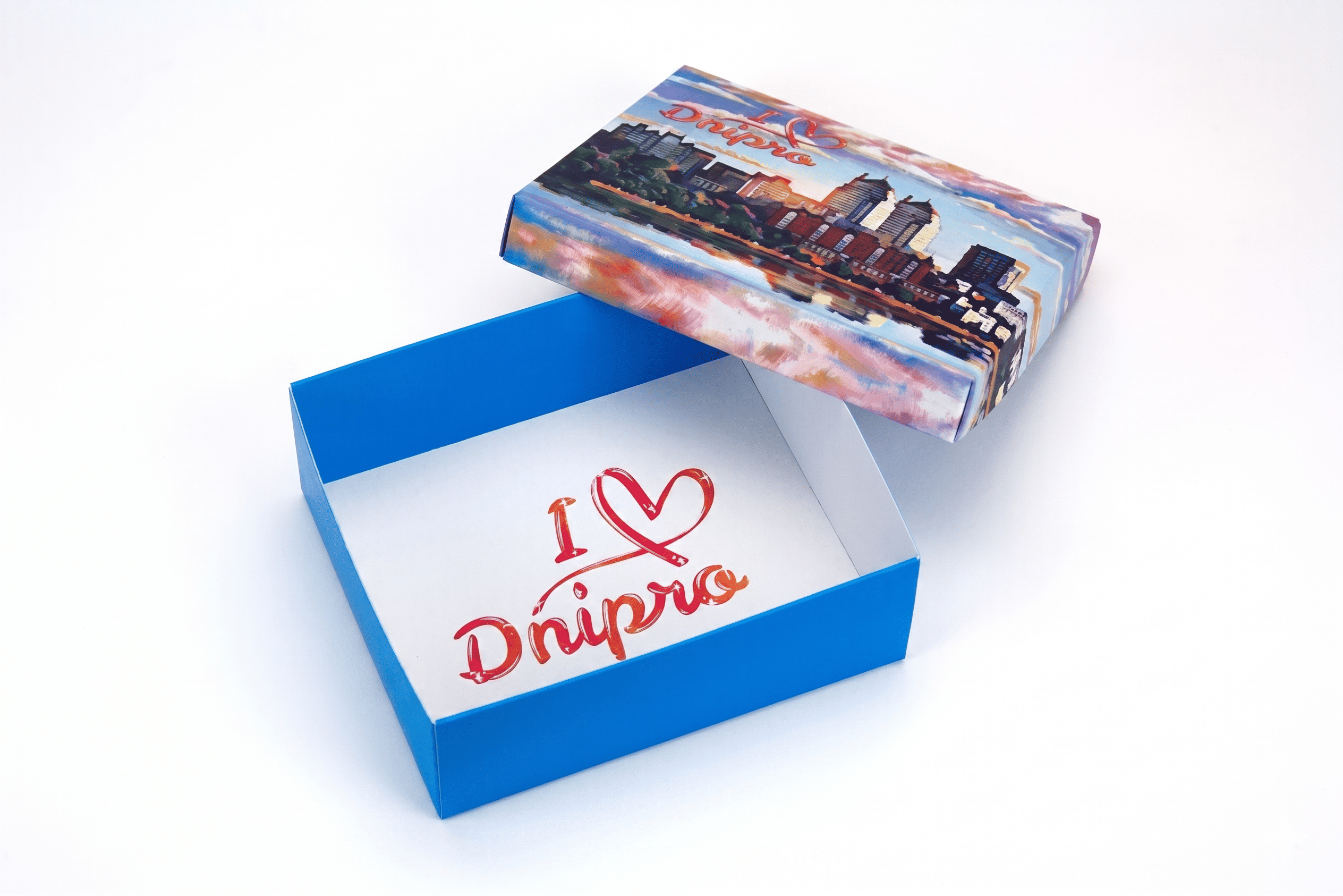 Коробка "Компакт" №М0047-о14. с надписью "I love Dnipro" - 2