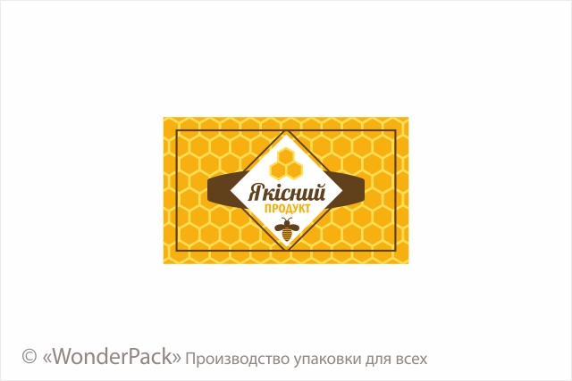 Наклейки на папері. 4 штуки в блоці. Код НБ-053. "Якісний продукт" - 1