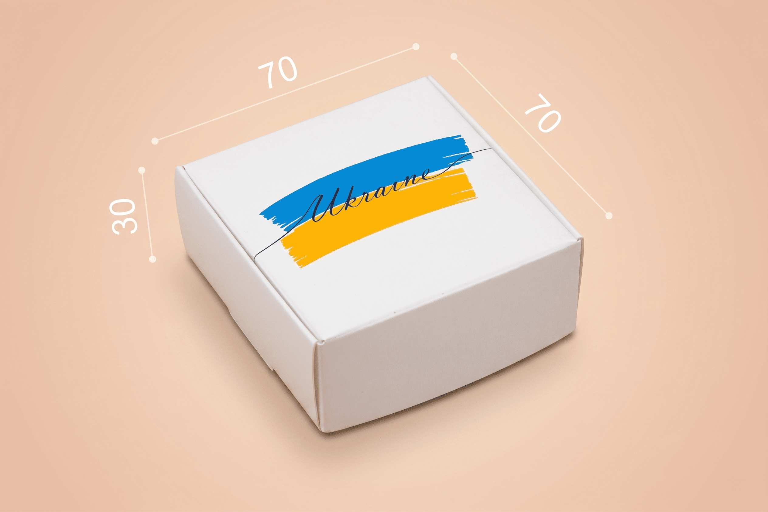Коробка "Натуральна 2" №М0013-о31. Ukraine