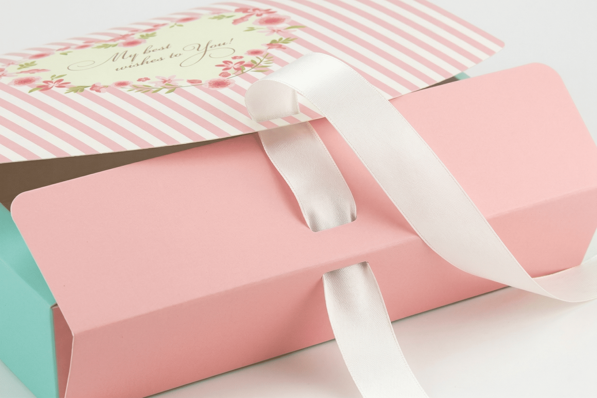 Коробка "Стильная" №М0039-о3. "Best wishes" - 3
