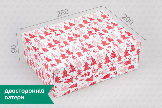 Коробка "Сюрприз" №М0011-о16. "Ялинки святковіі"