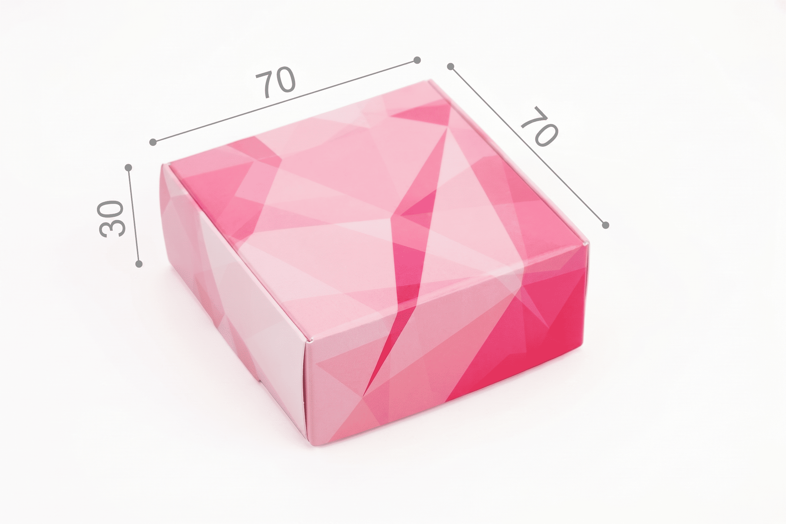 Коробка "Натуральна 2" №М0013-о39 "Pink diamond"