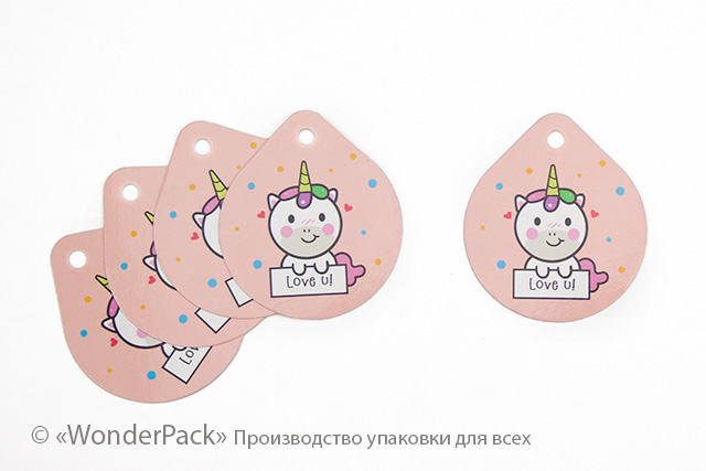 Бирки декоративные. Код БД-151 "Love U" - 1