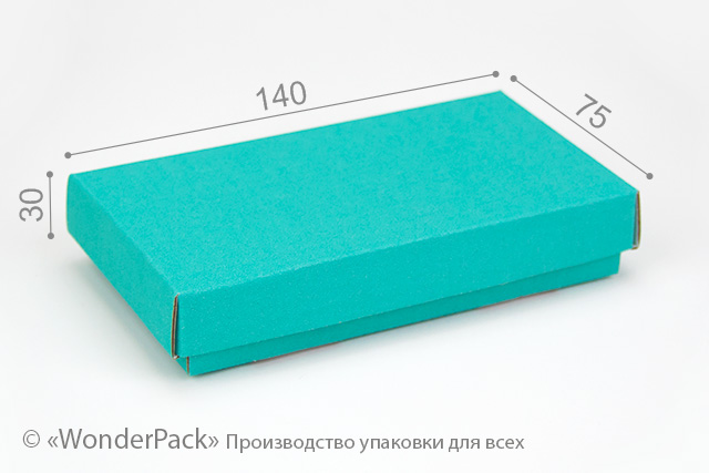 Коробка "Моцарт" №М0050-о3. Гофра 3-шарова м'ятна