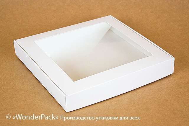Коробка "Пряникова" №М0044-о14. Біла [оновлена] - 1
