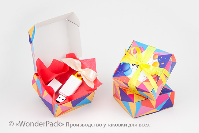 Коробка "Натуральная" №М0013-о14. "Happy birthday" - 3