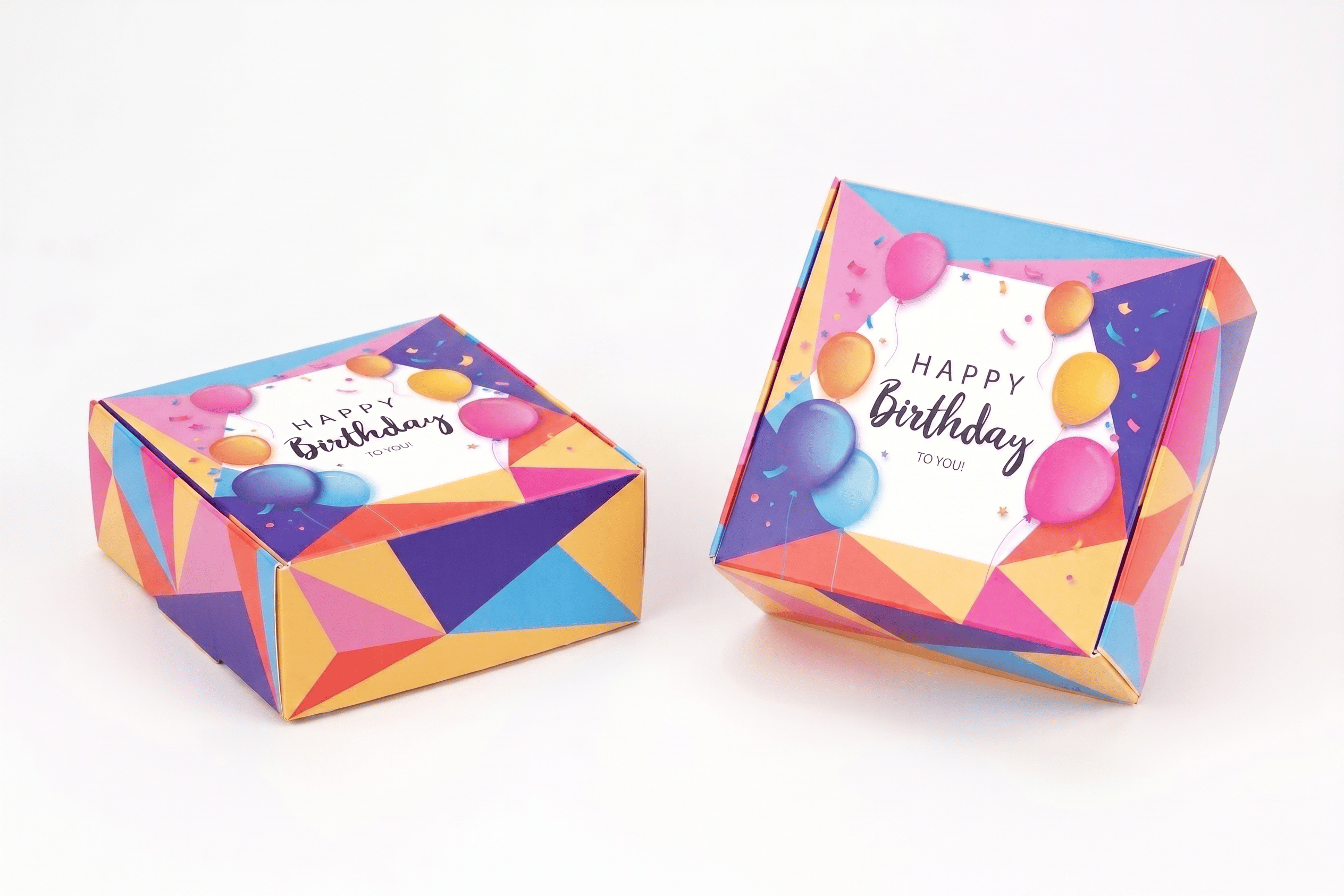 Коробка "Натуральная" №М0013-о14. "Happy birthday" - 1
