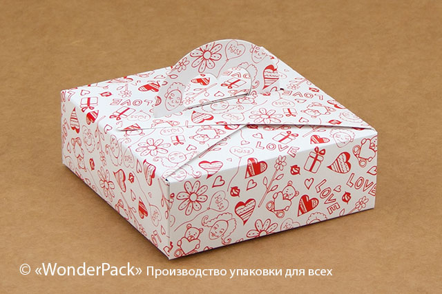 Коробка "Ручка - сердечко" №М0004-о8 "Романтика" - 1