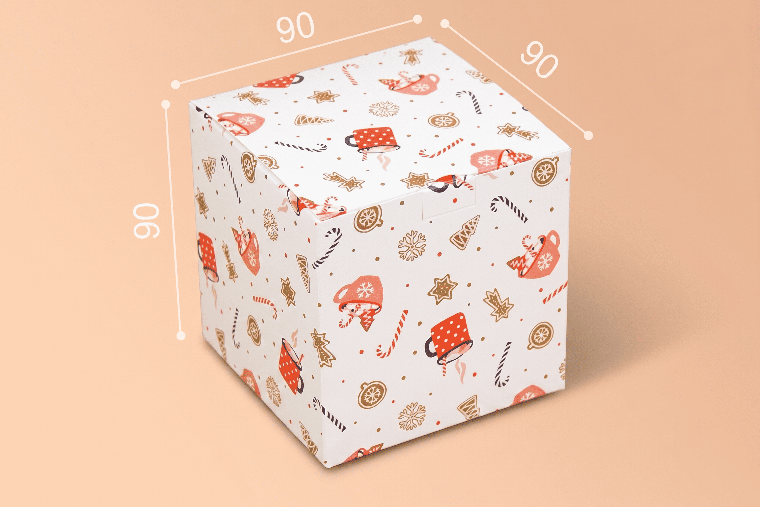 Коробка "Куб" №М0051-о6. "Різдво"