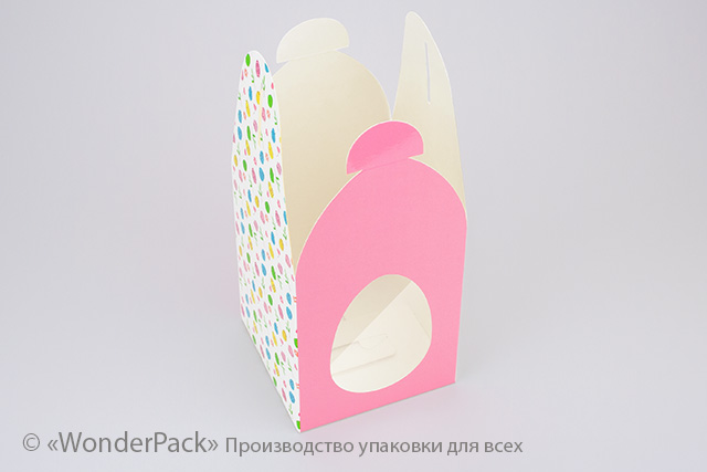 Коробка "Пасхальна" №М0042-о7. "Рожева" - 2