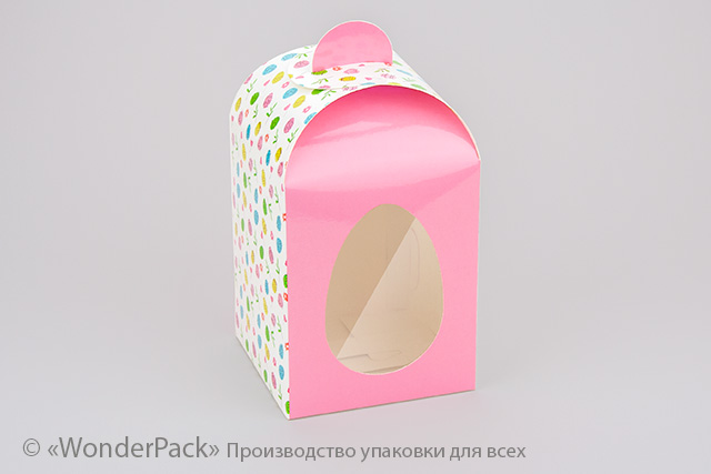 Коробка "Пасхальна" №М0042-о7. "Рожева" - 1