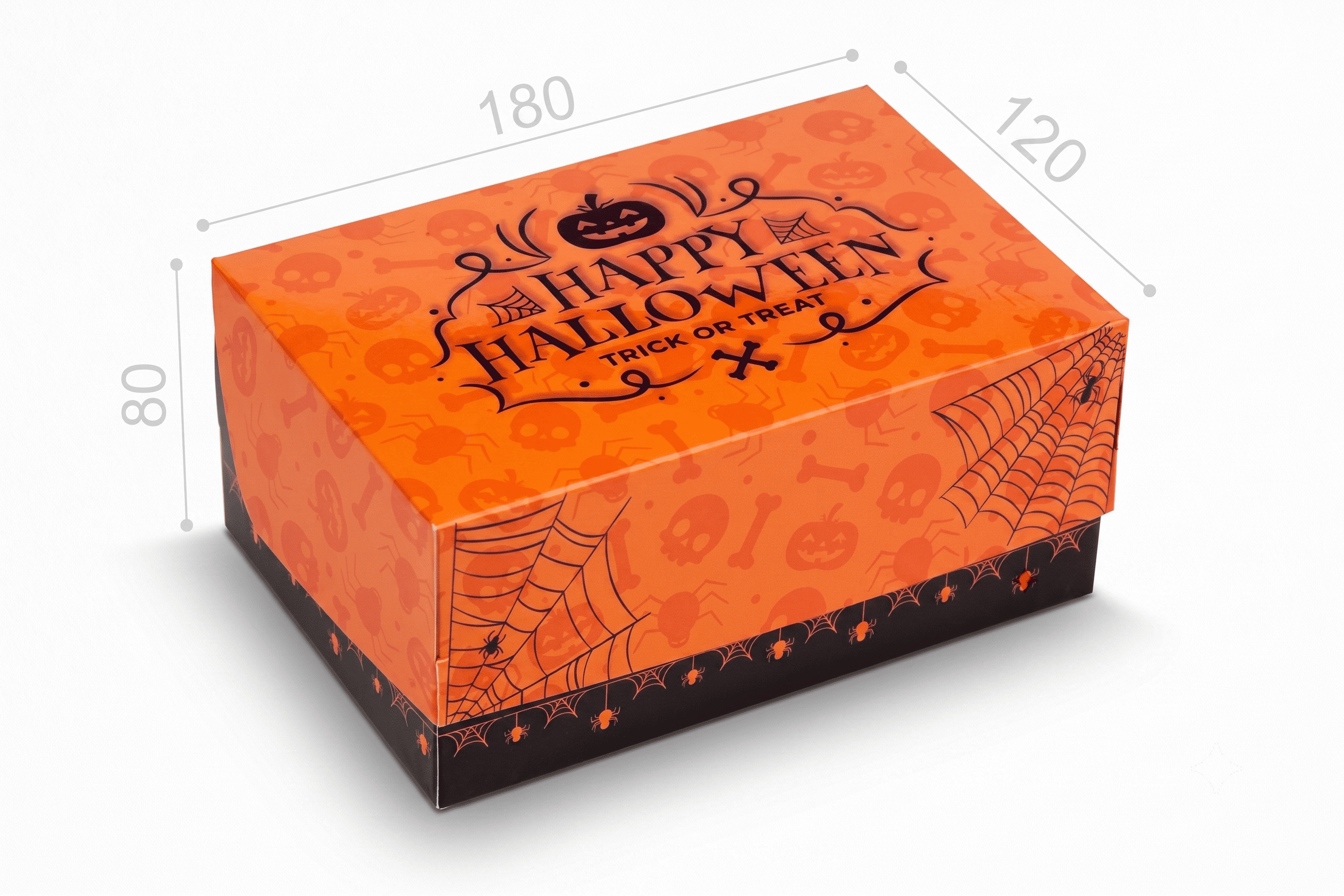 Коробка "Міні-кейк" №М0064-о6. "Happy Halloween"