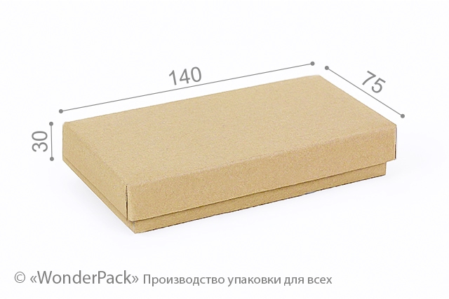 Коробка "Моцарт" №М0050-о1. Гофра 3-шарова. Крафтова
