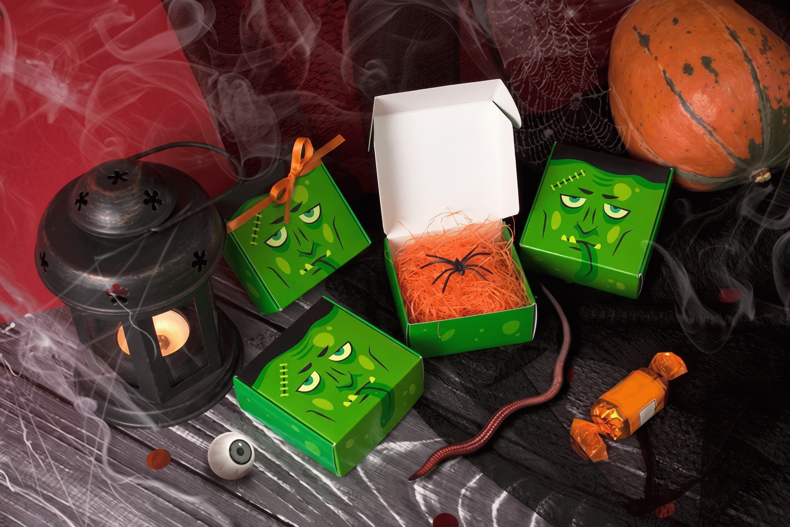 Коробка "Натуральная" №М0013-о24. "Halloween" - 3