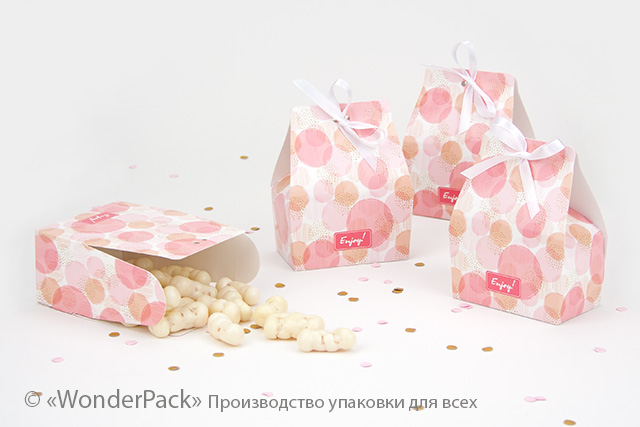 УДАЛЕНО * Коробка. Модель №0020 "Бонбоньєрка - принцеса". Код М0020-о18. "Enjoy!" - 2