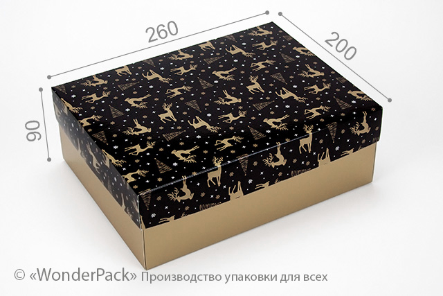 Коробка "Сюрприз" №М0011-о11. "Золоті олені"