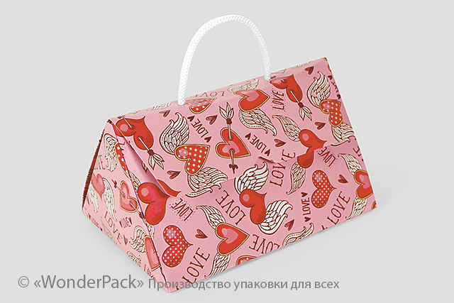 УДАЛЕНО * Коробка. Модель №0005 "Сумочка". Код М0005-о11. "Кохання" - 1