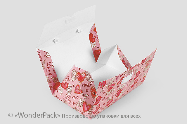 УДАЛЕНО * Коробка. Модель №0005 "Сумочка". Код М0005-о11. "Кохання" - 2