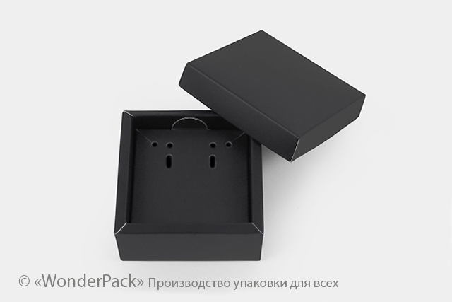 Ложемент в коробку №0018 "Для біжутерії". Код М0018-Л09. Чорний, під набір - 1