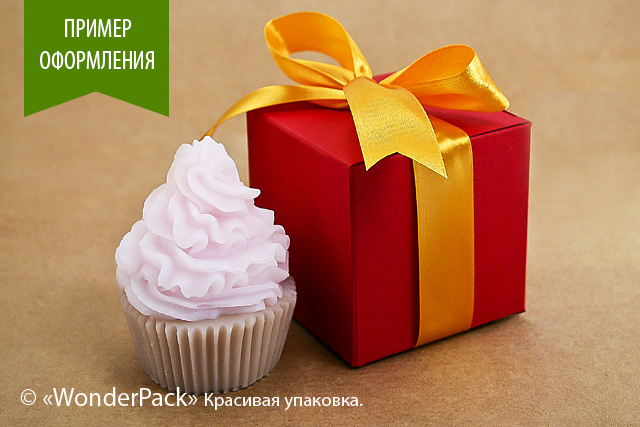 Коробка "Бонбоньєрка класична" №М0016-о2. Червона - 3