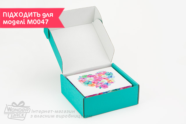 Коробка №М0072-о4. 3-шарова м'ятна - 2