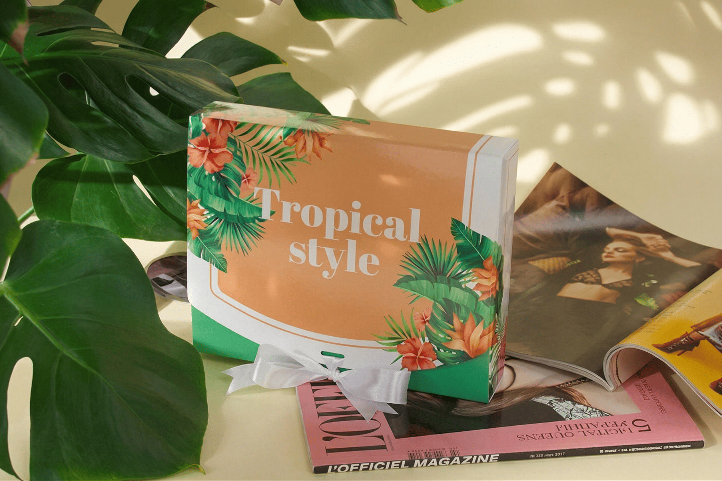 Коробка "Стильная" №М0039-о20. "Tropical style" - 4