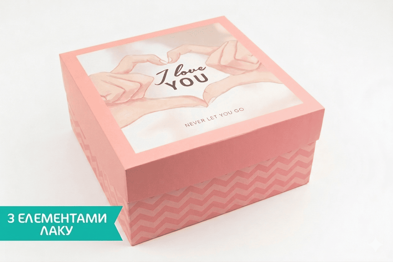 Коробка "Киев" №М0053-о35. "I love you" - 1