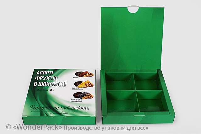Сделано на заказ. Коробочка модель №0031 с оформлением заказчика.