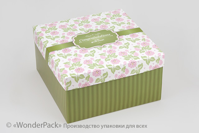 Коробка "Максі" №М0049-о6 "Congratulations" - 1
