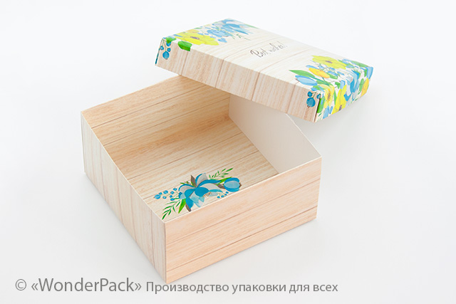 Коробка "Подарункова" №М0027-о28 "Best wishes" - 2