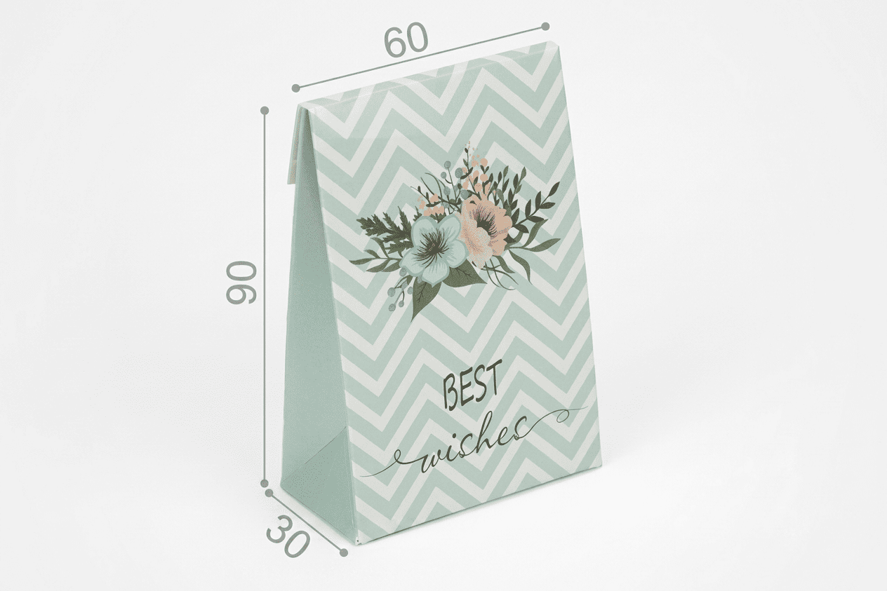 Коробка "Париж" №М0026-о9. "Best wishes"
