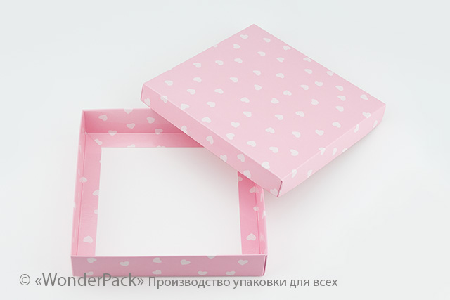 Коробка "Квадріус" №М0025-о11. Рожева - 2