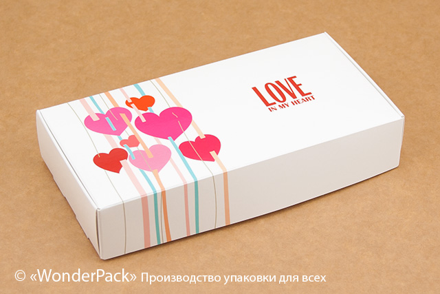 УДАЛЕНО * Коробка. Модель №0014 "Натуральна 2". Код М0014-о13. "Love" - 1