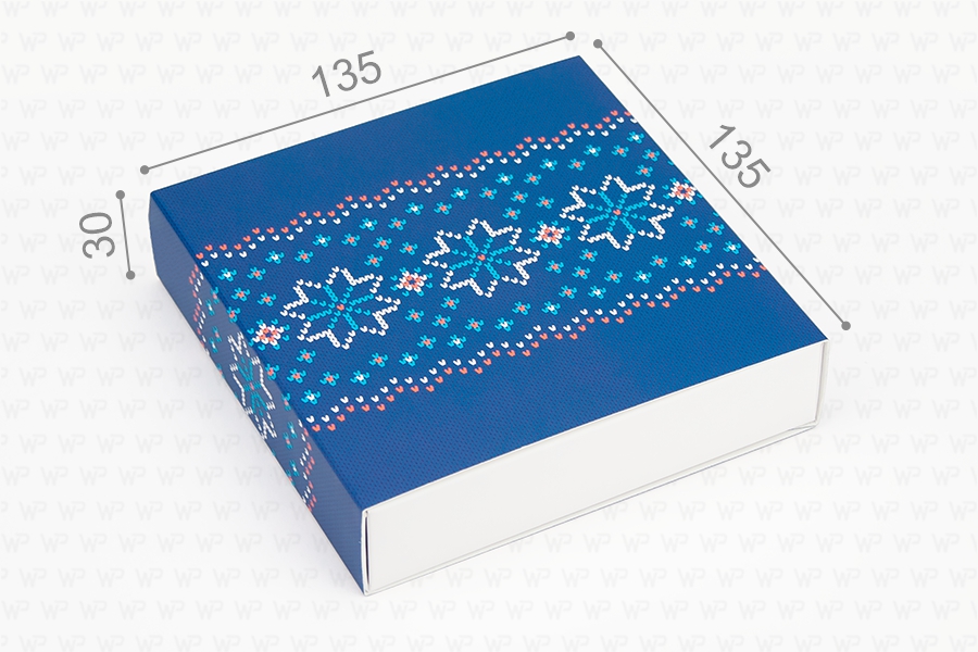 Коробка "Для 9 цукерок" №М0070-о9. "Орнамент"