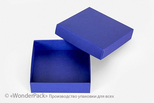 Коробка "Квадро" №М0023-о1. Синя - 2