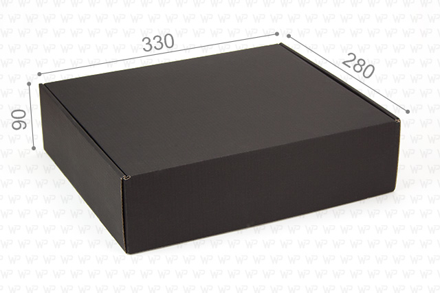 Коробка "Универсальная 2" №М0065-о6. 3-слойная черная