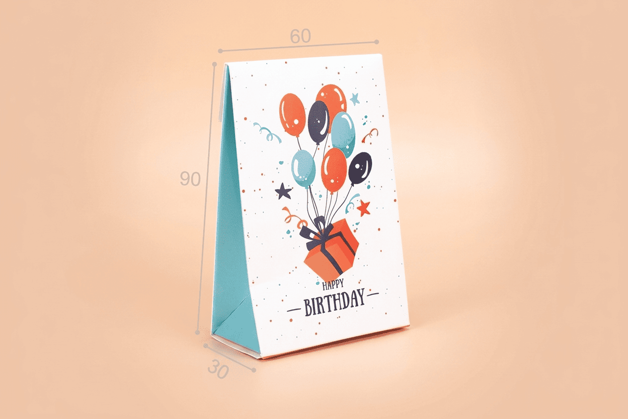 Коробка "Париж" №М0026-о3. Happy birthday