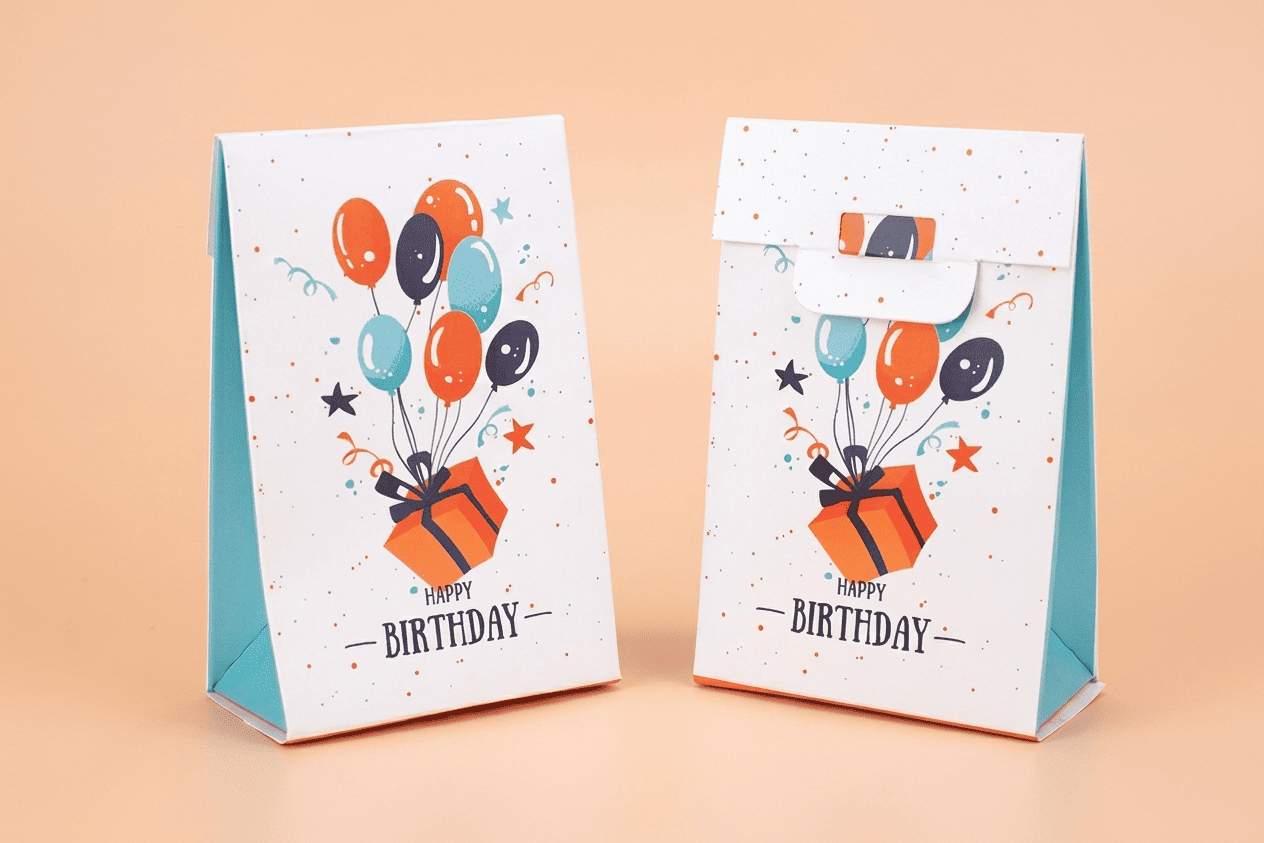 Коробка "Париж" №М0026-о3. Happy birthday - 2