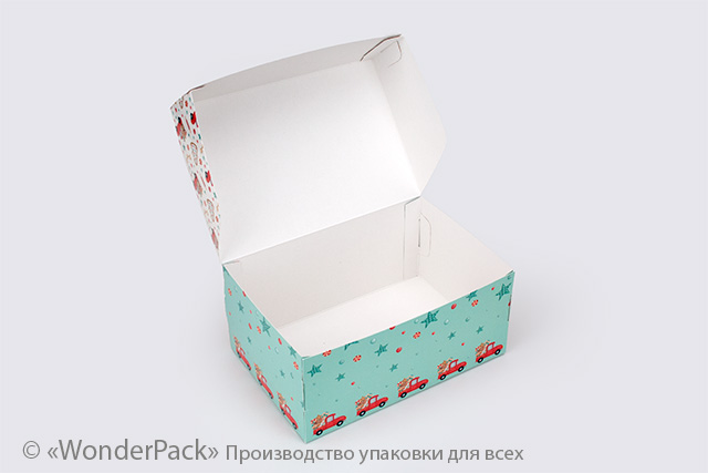 Коробка "Міні-кейк" №М0064-о7. "Солодких свят" - 1