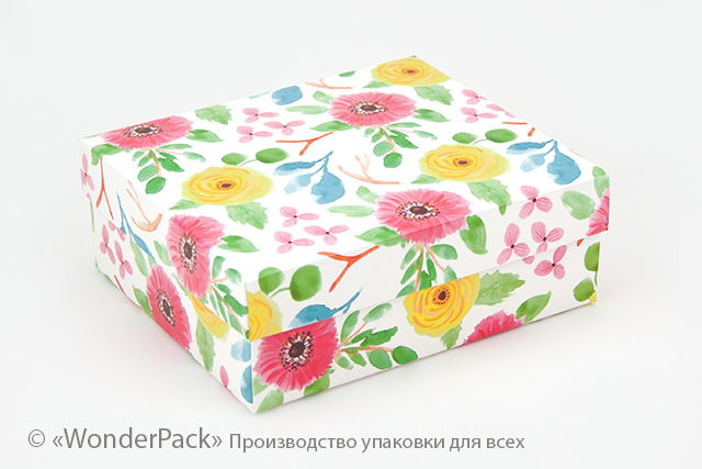 УДАЛЕНО * Коробка. Модель №0047 "Компакт". Код М0047-о5. "Квіткова" - 1