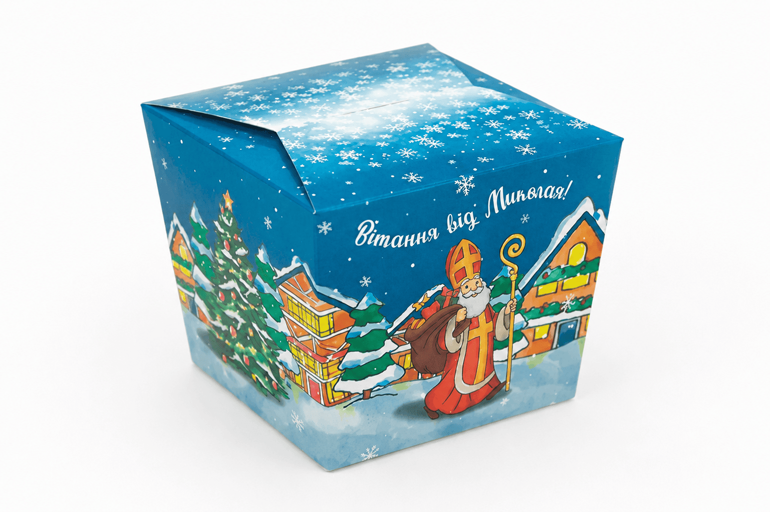 Коробка "Японія" №М0060-о8. "Вітання від Миколая" - 1