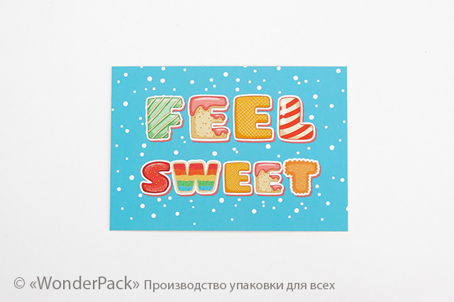 Гифтик 031. 95*65 мм. "Feel Sweet" - 1