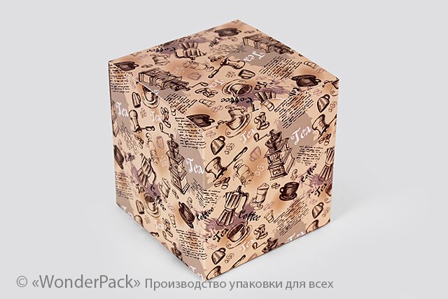 УДАЛЕНО * Коробка. Модель №0017 "Для чашки". Код М0017-о15 "Кавова" - 2