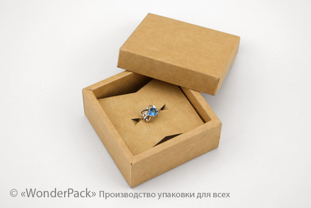 Ложемент в коробку №0018 "Для бижутерии". Код М0018-Л011. Крафт, под кольцо - 1