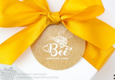 Бірки декоративні. Код БД-274 "Bee organic farm"