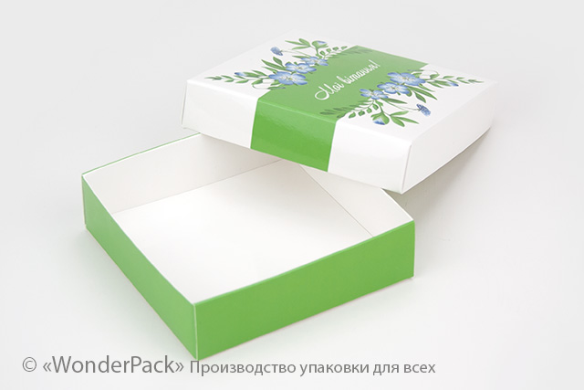 Коробка "Квадро" №М0023-о14. "Мої вітання" - 2