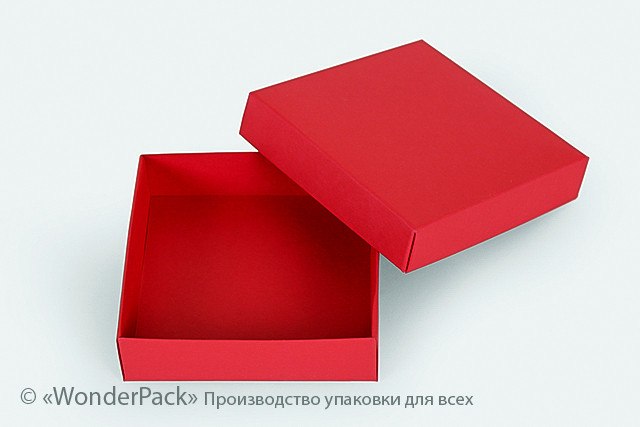 Коробка "Квадро" №М0023-о3. Червона - 2